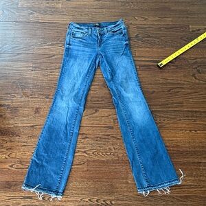 7 For All Mankind Blue boot released hem Leg Jeans
